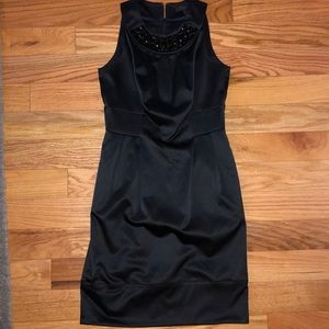 Beaded neckline dress